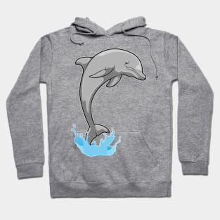 Dolphin over Water Hoodie